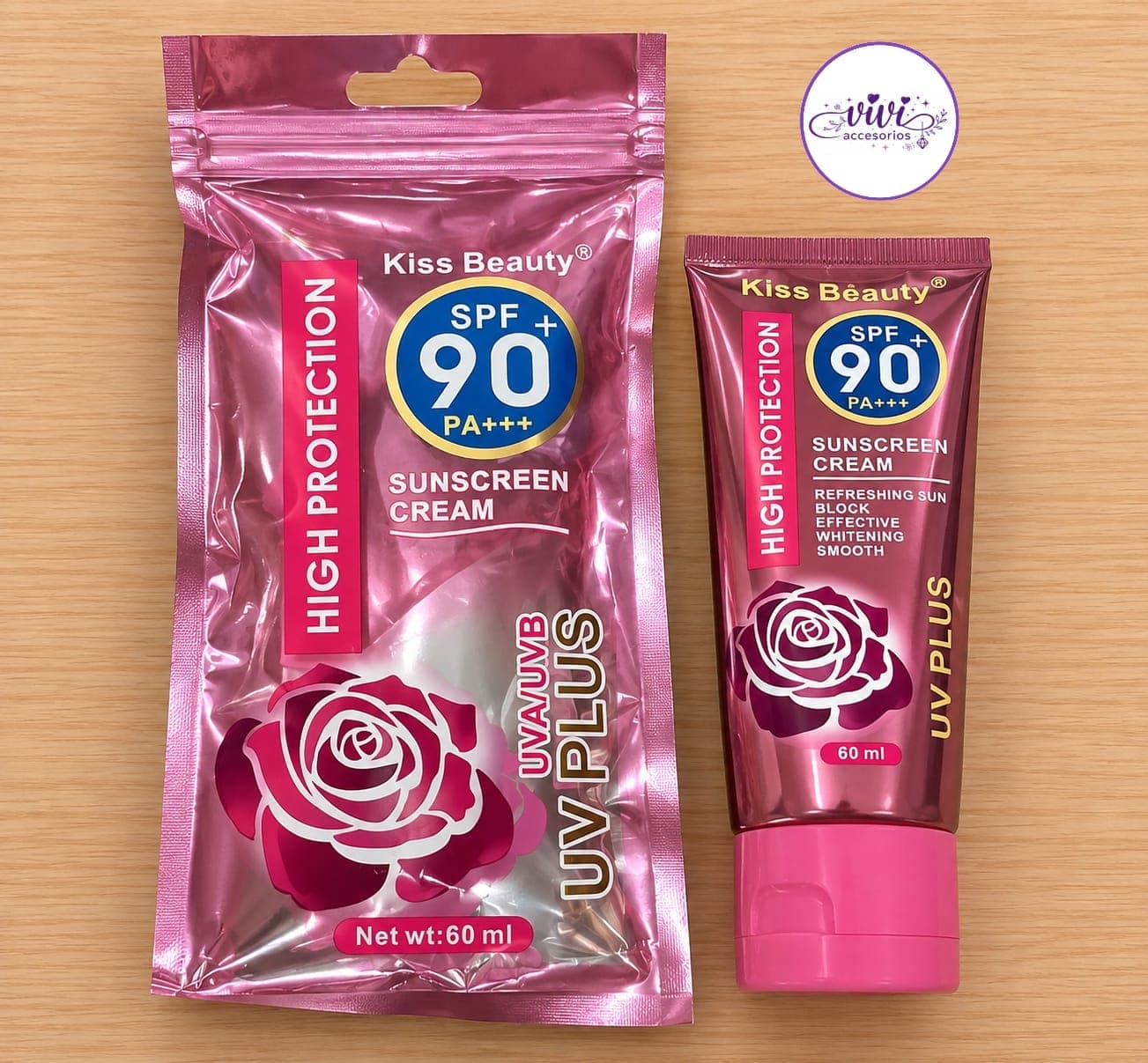 Protector Solar Kiss Beauty SPF 90+ — imagen 1 de 1