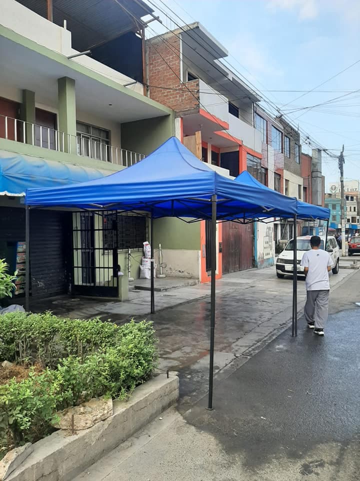 Toldo Plegable 3x3 Metros Para Eventos, Ferias Y Emprendimientos