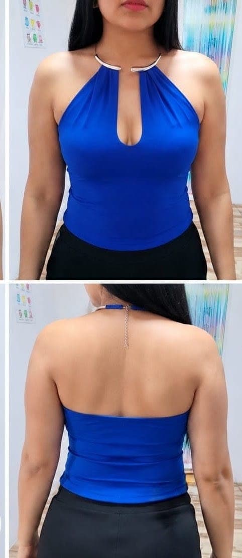 Blusa azul — imagen 1 de 1