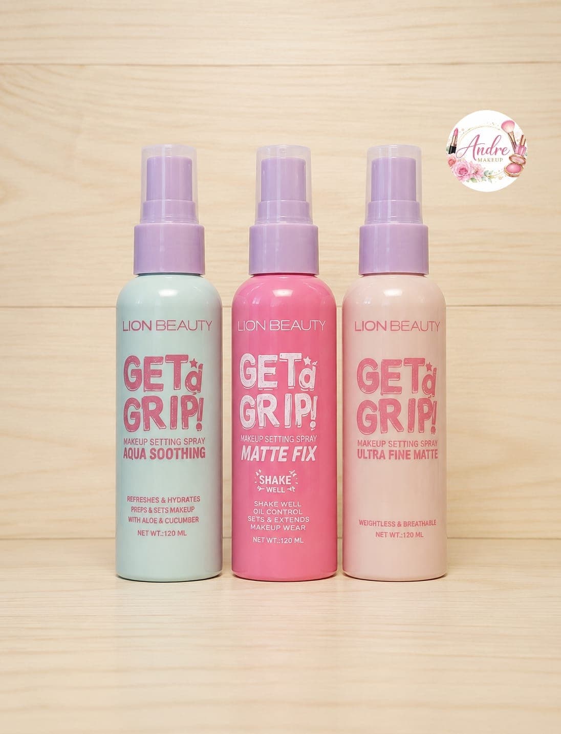 ✨ Spray Fijador de Maquillaje Lion Beauty – Get a Grip! — imagen 1 de 1