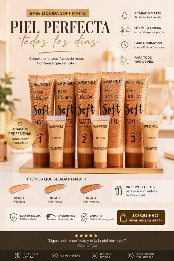 Base líquida Soft Matte