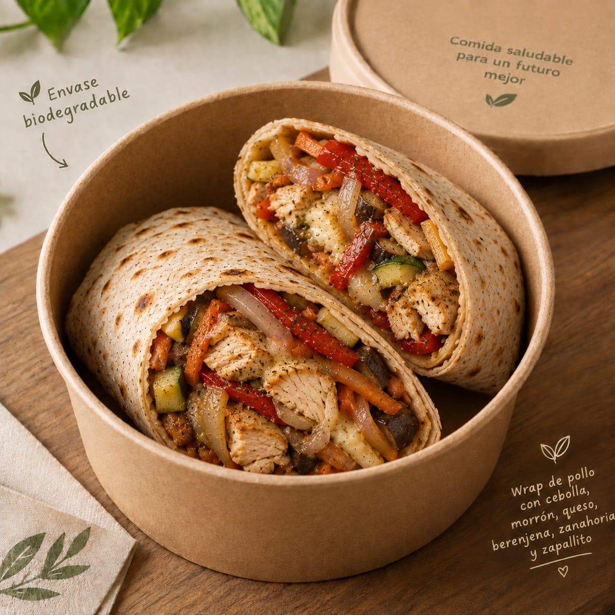 WRAP DE POLLO