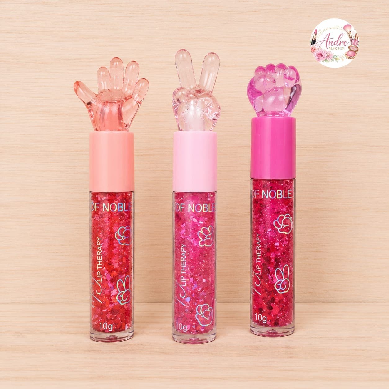 🩷 Lip Gloss Piedra, Papel o Tijera – Diseños Divertidos — imagen 1 de 1