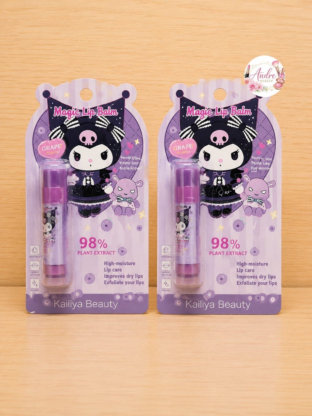💜 BÁLSAMO LABIAL MAGIC LIP BALM – UVA — imagen 1 de 1