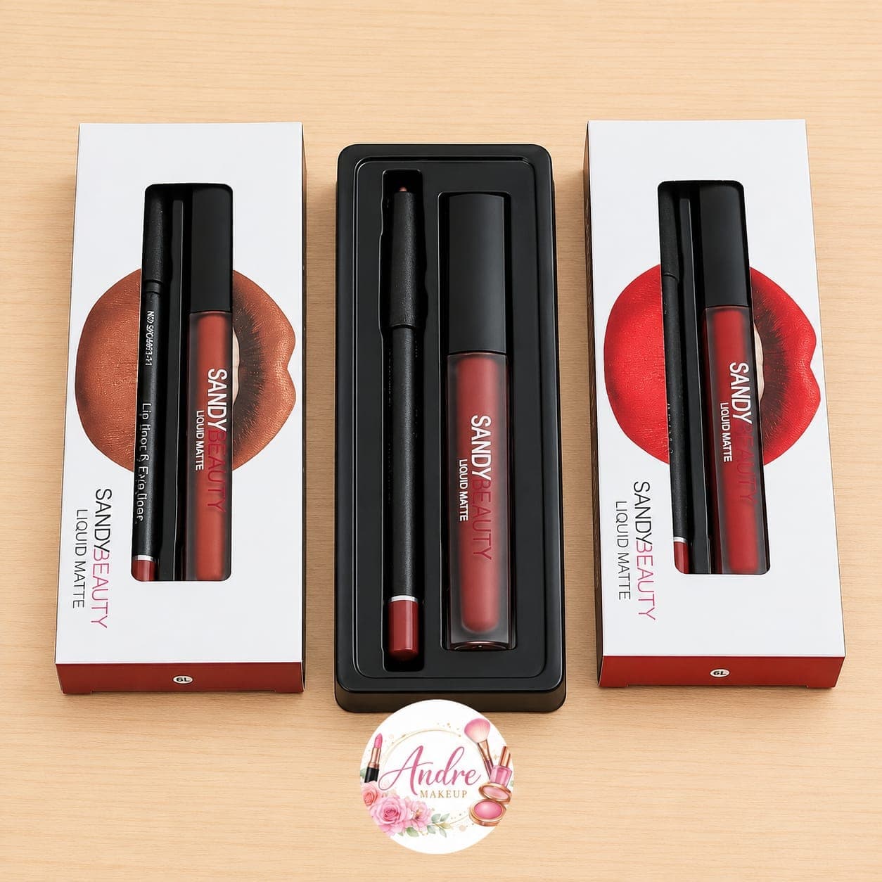 ✨ Labial Líquido Mate + Delineador Sandy Beauty ✨ — imagen 1 de 1