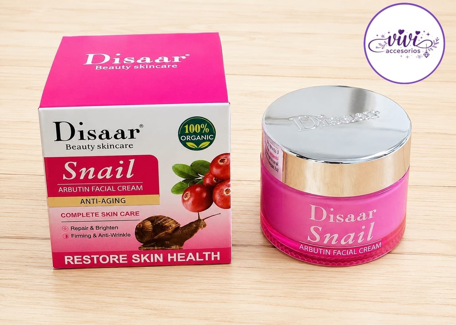Crema Facial de Caracol y Arbutina Disaar – Anti Envejecimiento — imagen 1 de 1