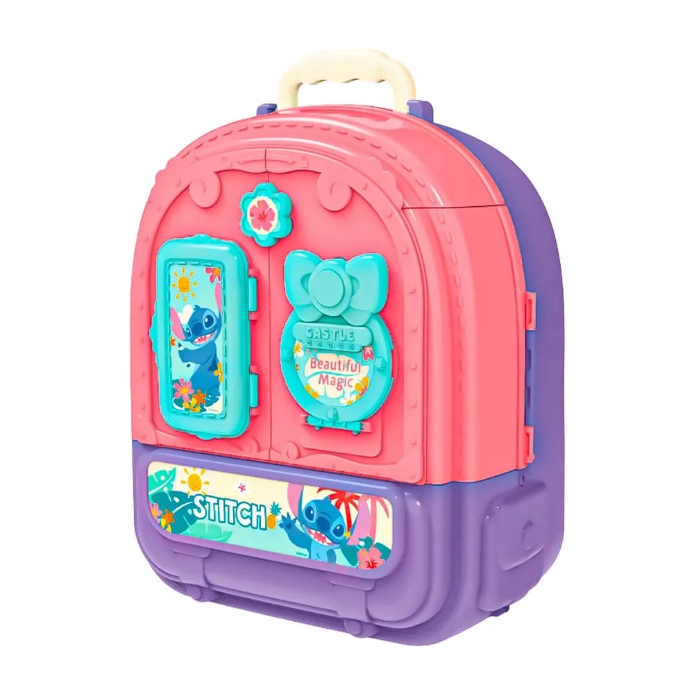 Maleta de Juegos Stitch Disney 3 En 1 Tocador y Habitación