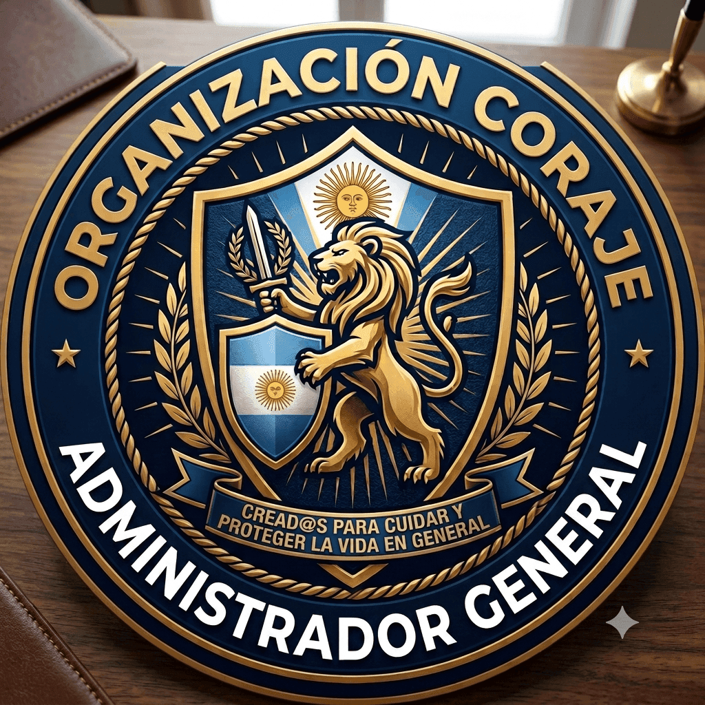 ADMINISTRADOR GENERAL PRINCIPAL ORGANIZACIÓN CORAJE ARGENTINA