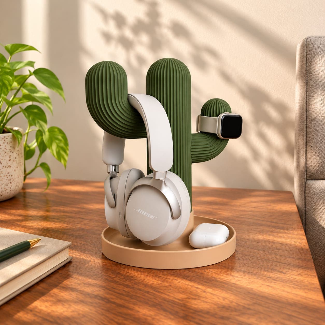 Soporte Para Auriculares Cactus
