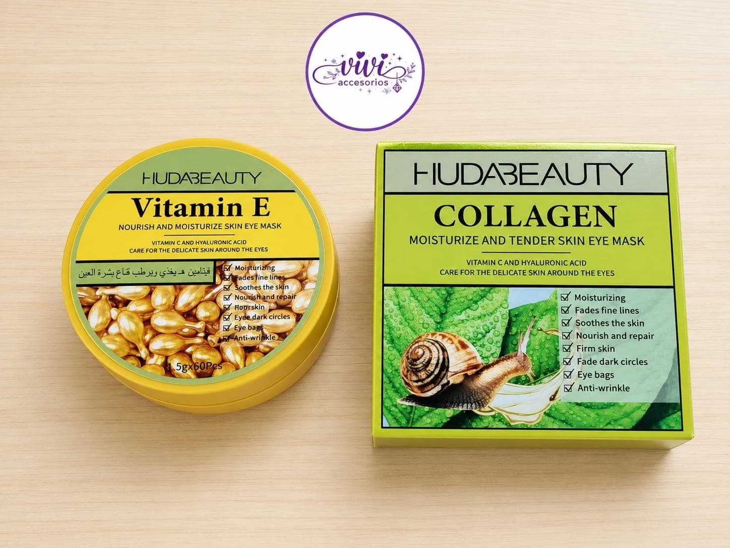 Mascarilla Parches de Ojos Vitamina E y Colágeno — imagen 1 de 1