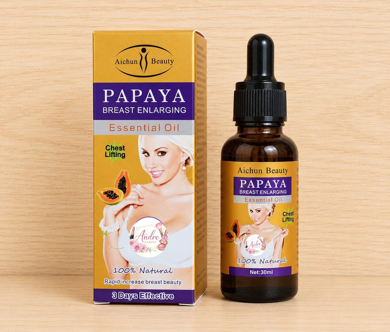 ✨ ACEITE CORPORAL DE PAPAYA AICHUN BEAUTY SENOS