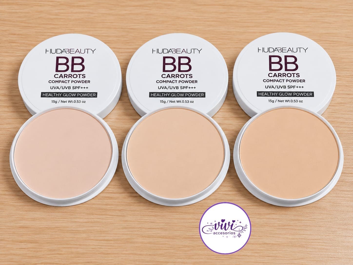 POLVO COMPACTO BB CARROTS – HUDABEAUTY — imagen 1 de 1