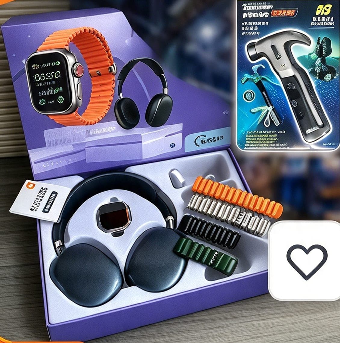 Kit De Reloj y Auricular Bluetooth y 58