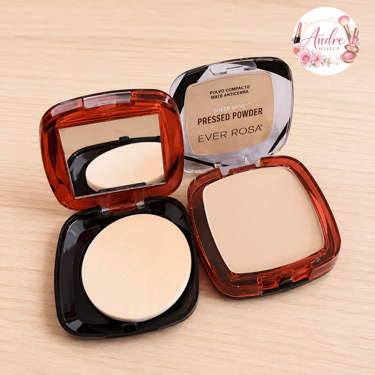 ✨ Polvo Compacto Ever Rosa 24H ✨ — imagen 1 de 1