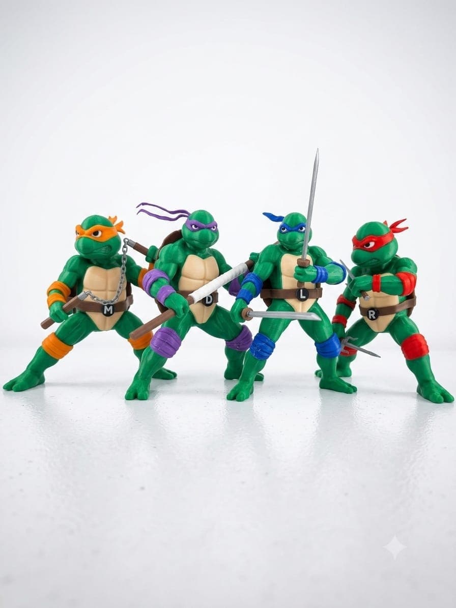 Figuras Tortugas Ninja