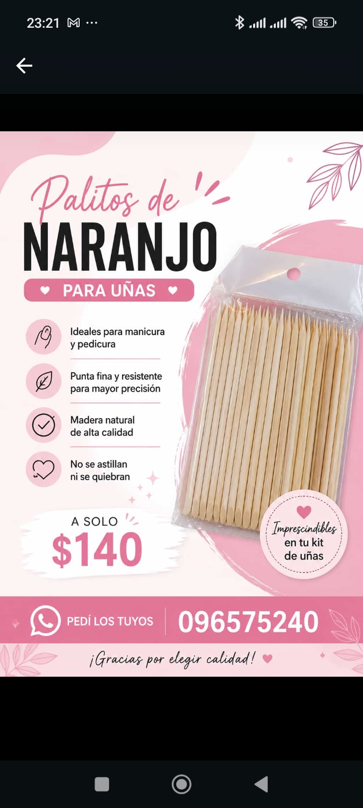 PALITOS DE NARANJO