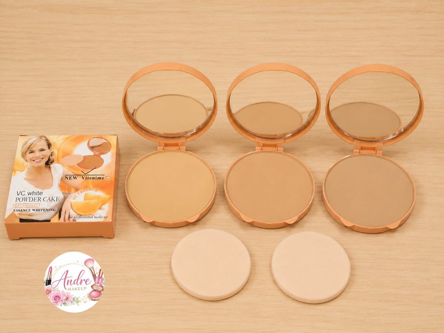 🍊 POLVO COMPACTO C/ VITAMINA C — imagen 1 de 1