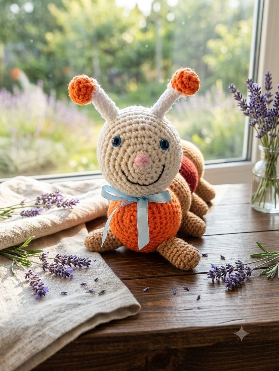 Cienpies / Oruga Amigurumi Multicolor – Tejido Artesanal — imagen 1 de 6