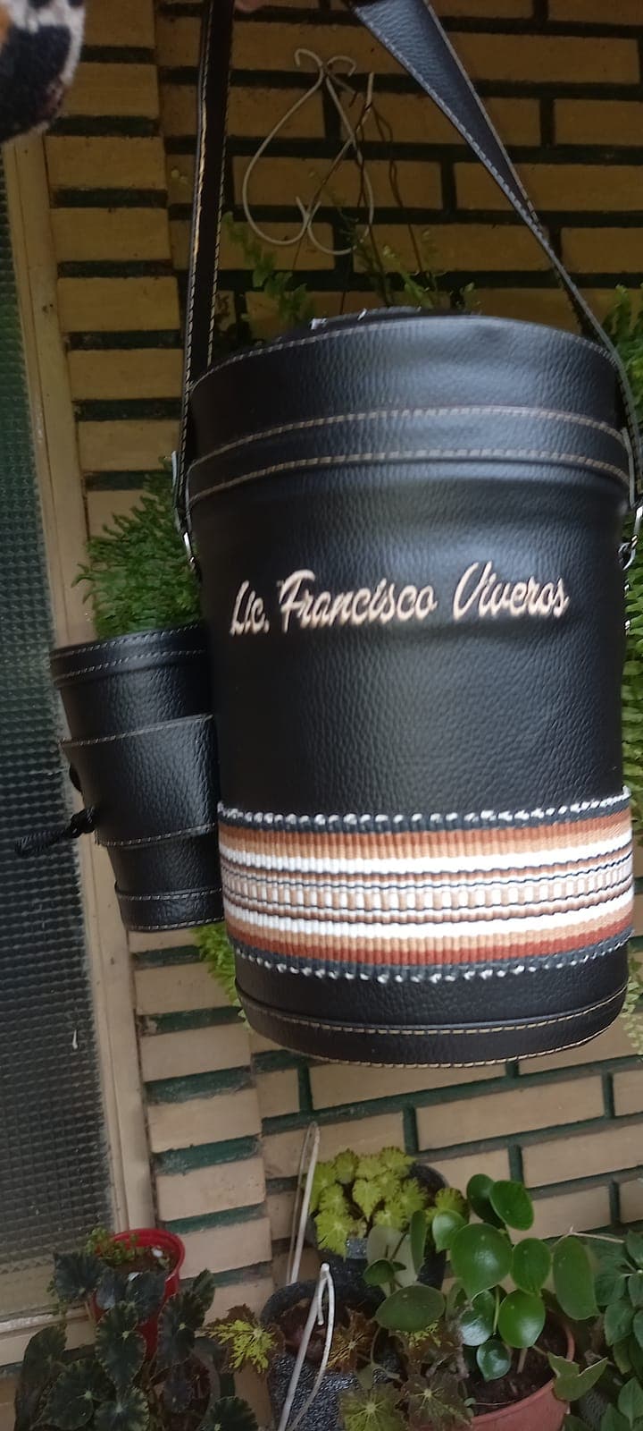 Termo Forrado Eco cuero