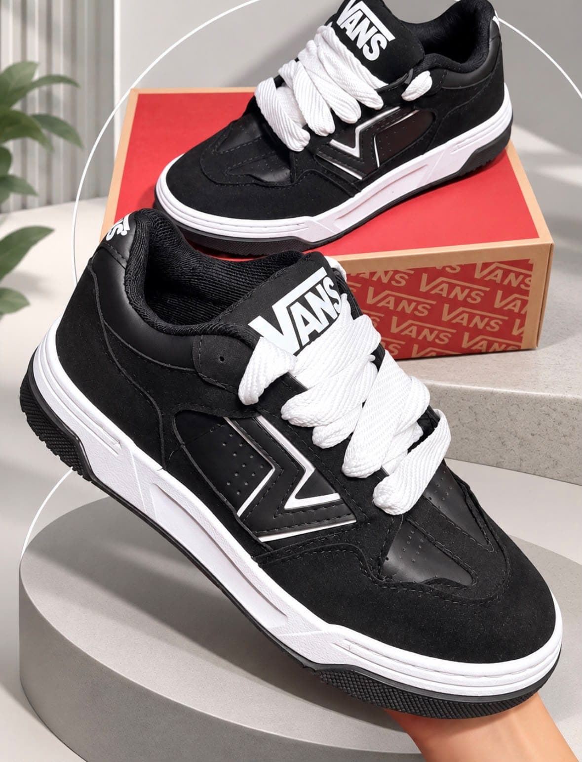 Vansx negras con blanco — imagen 1 de 1