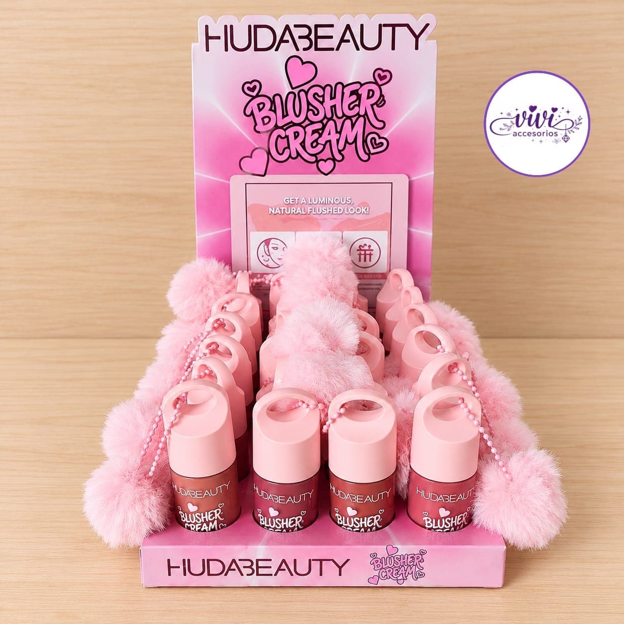 Lip Gloss Huda Beauty con Pompones — imagen 1 de 1
