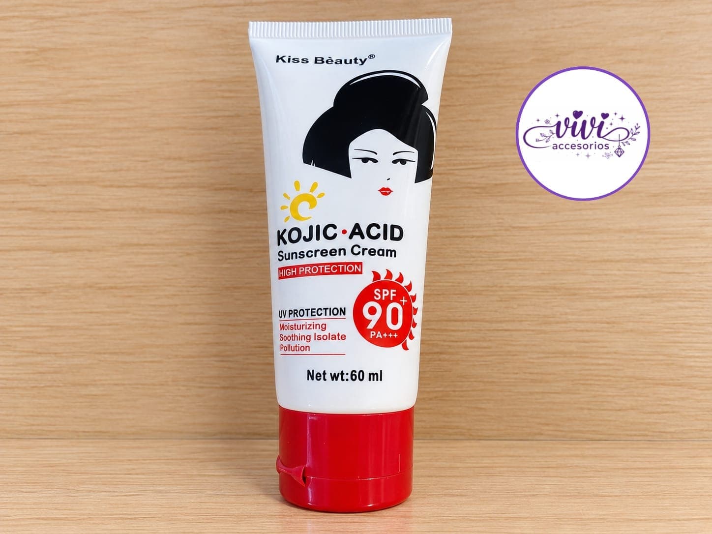 Protector Solar Kiss Beauty Kojic Acid SPF 90 – 60 ml — imagen 1 de 1