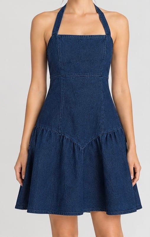 Vestido de mezclilla azul