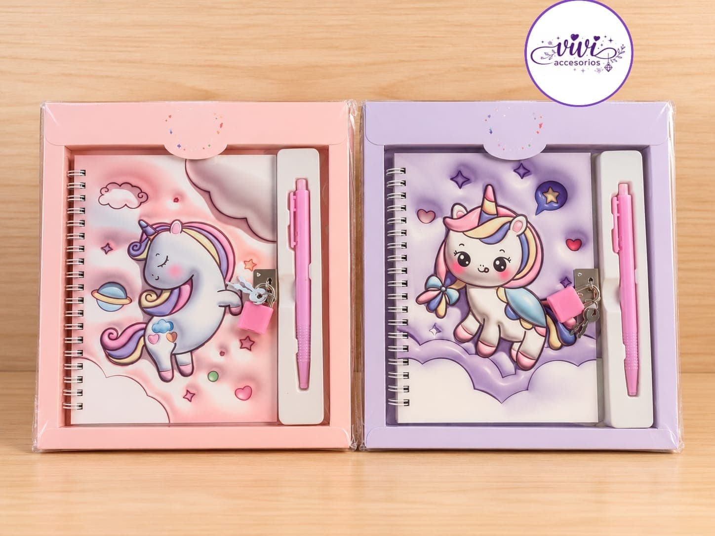 Set de Diario Unicornio con Candado y Lapicera — imagen 1 de 1
