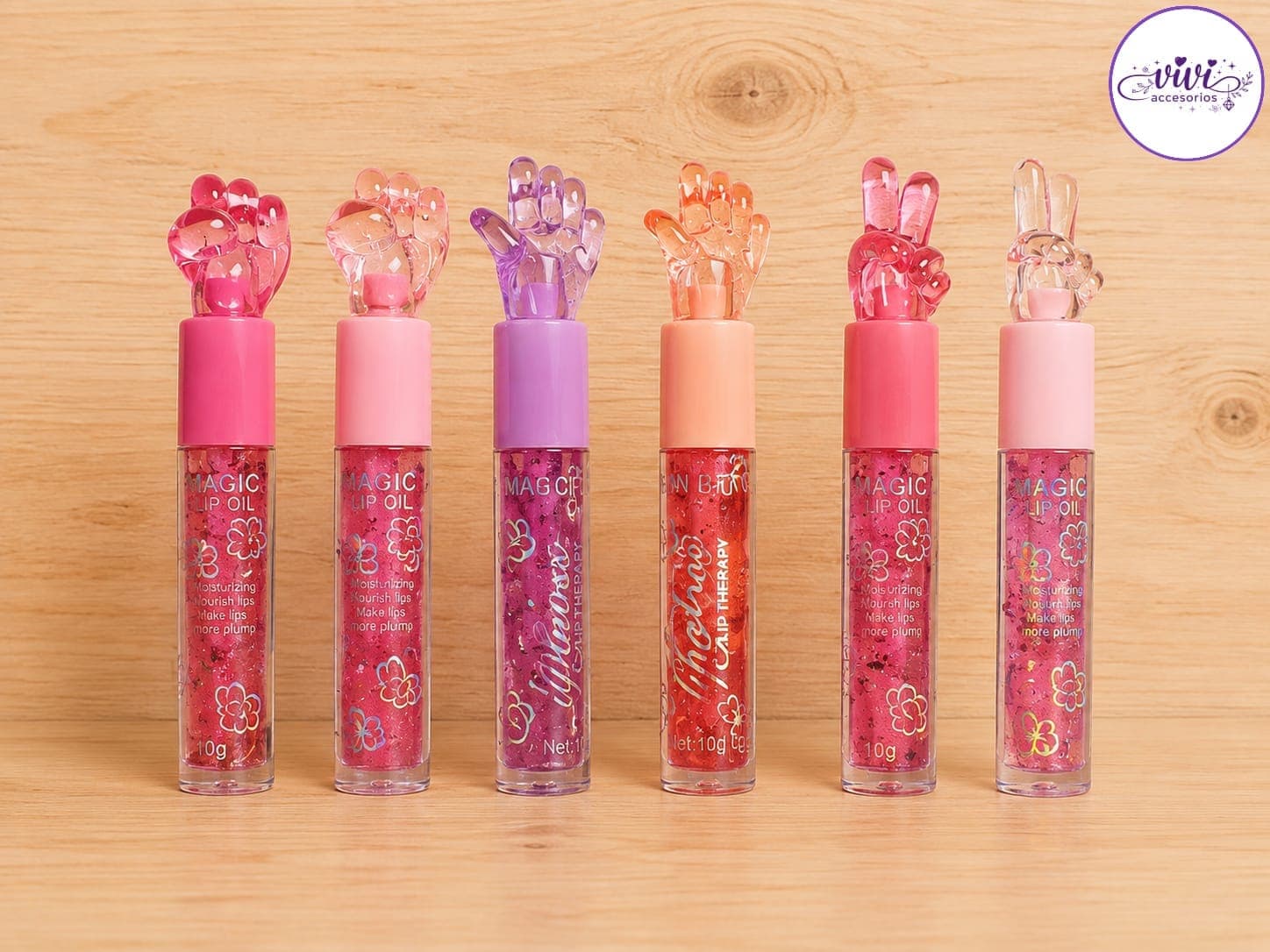 Lip Gloss Piedra, Papel o Tijera – Diseños Divertidos — imagen 1 de 1