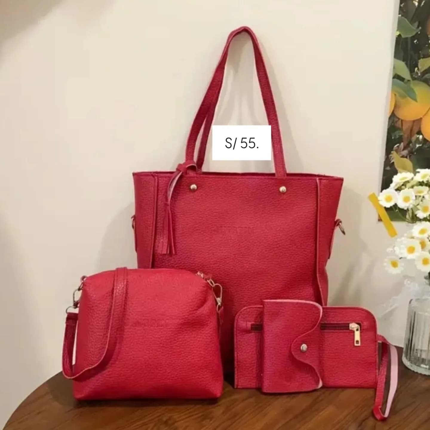 Cartera de 3 piezas