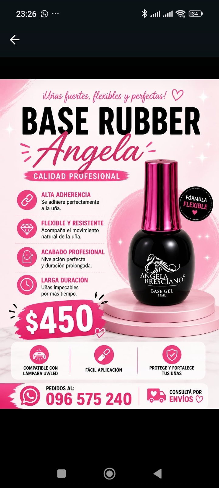 BASE RUBBER ANGELA