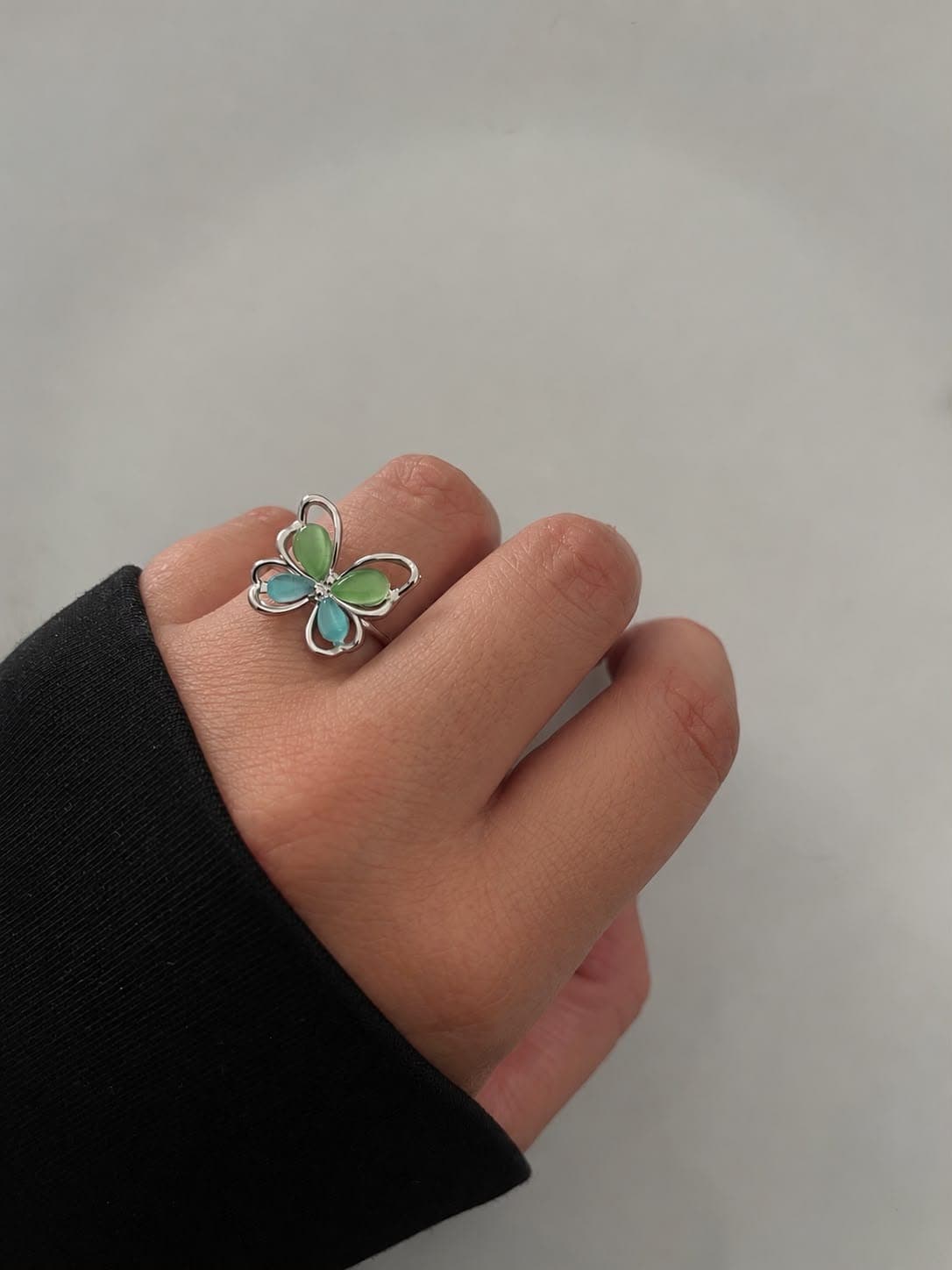 anillos mariposa