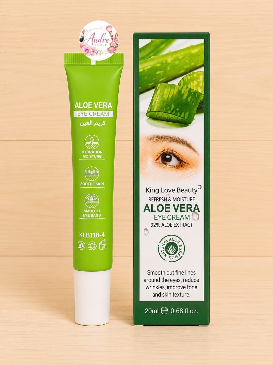 ✨ Crema Contorno de Ojos Aloe Vera 92% — imagen 1 de 1