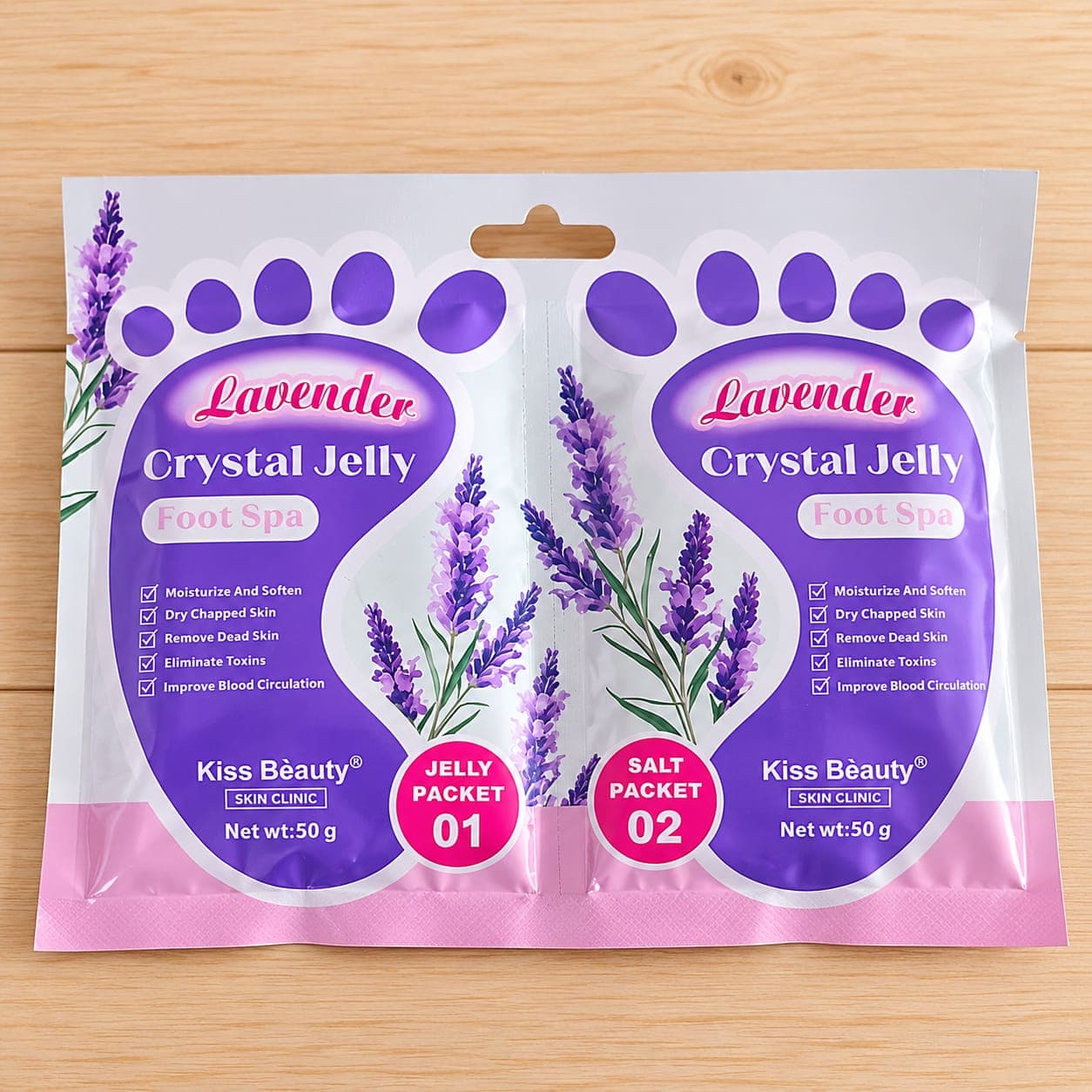 ✨ Spa para Pies Crystal Jelly – Lavanda ✨ — imagen 1 de 1
