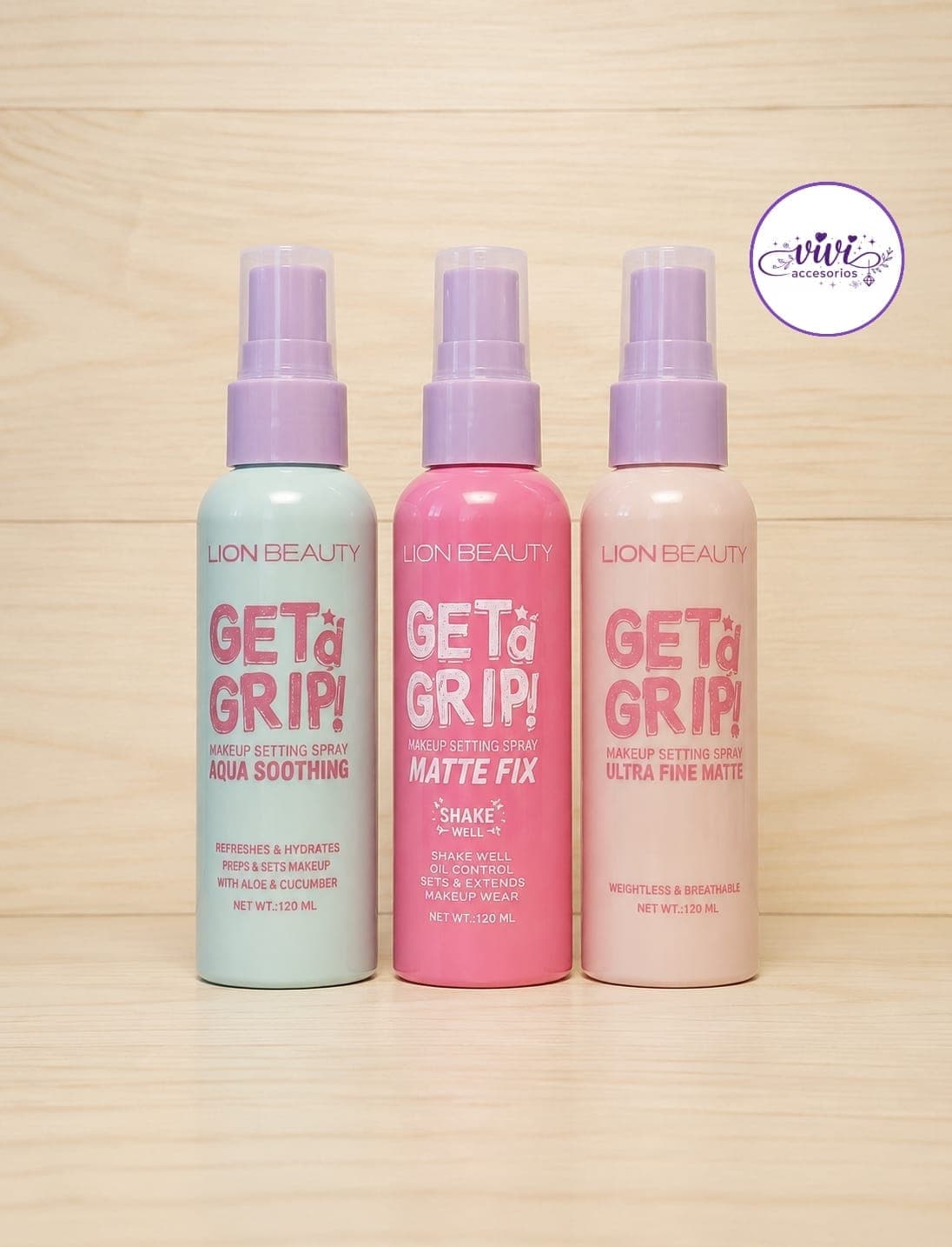 Spray Fijador de Maquillaje Lion Beauty – Get a Grip! — imagen 1 de 1