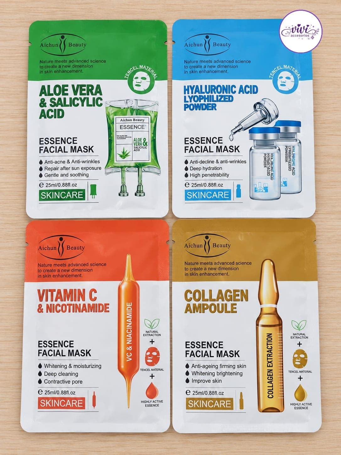 Mascarillas faciales Aichun Beauty — imagen 1 de 1