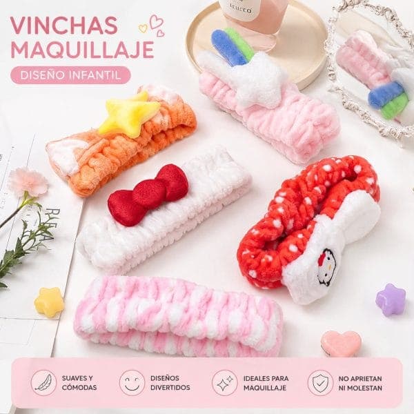 Vincha de maquillaje