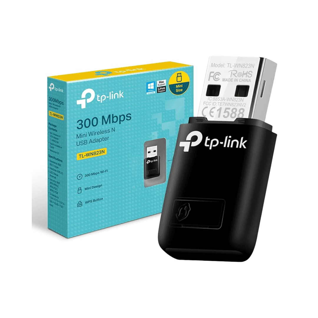 ANTENA WIFI TP-LINK USB TL-WN823N 300Mbps — imagen 1 de 1