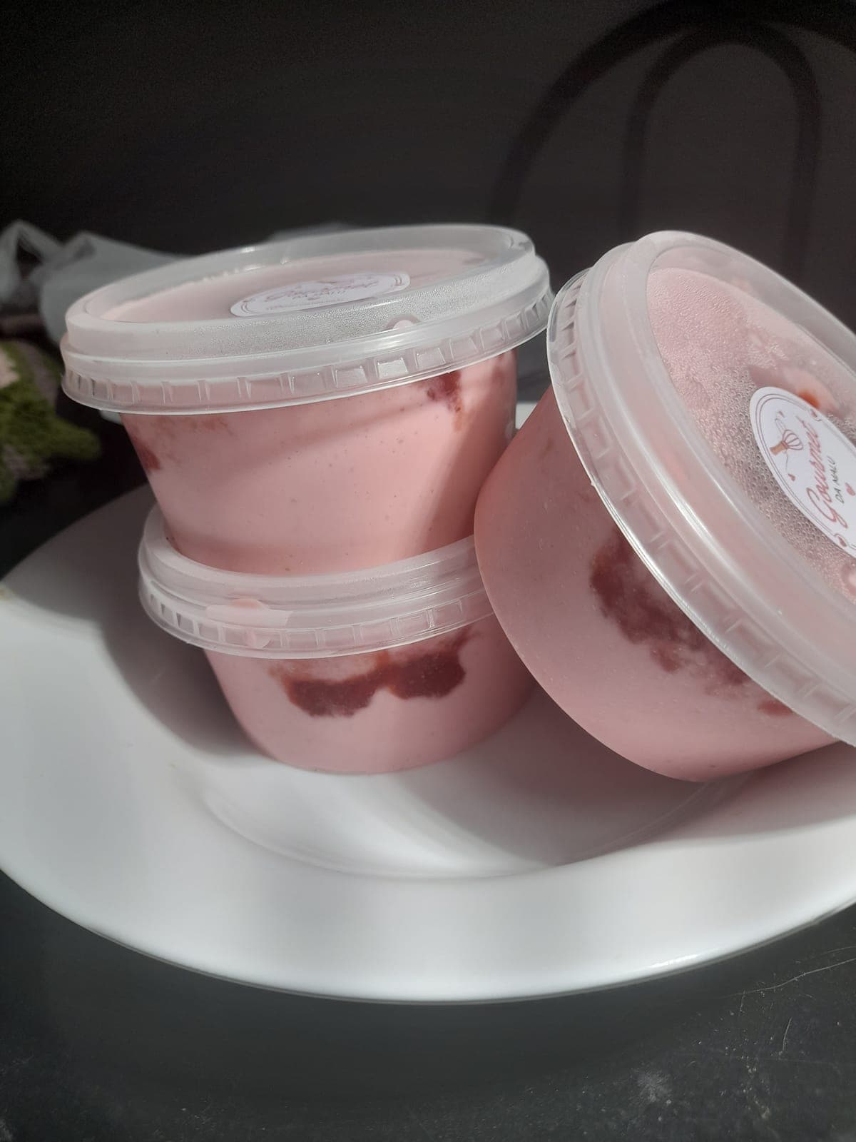 Mousse de morango