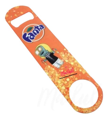 Destapador Metálico Largo Personalizado Mailuli.uy — imagen 1 de 1
