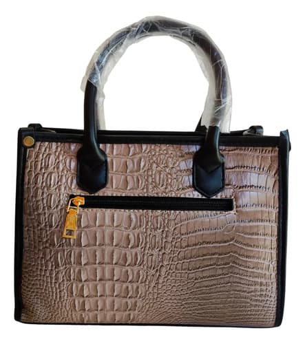 Cartera Estampada Cocodrilo, Porta Tarjetas Y Monedero — imagen 1 de 4