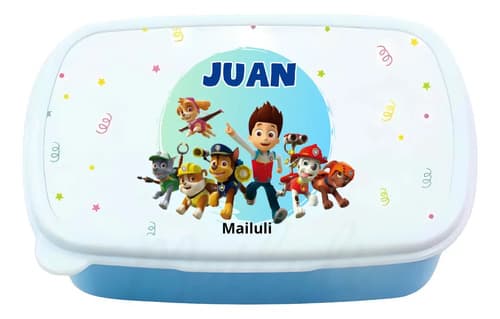 Tupper Táper Vianda Plástico Personalizado Mailuli.uy — imagen 1 de 4