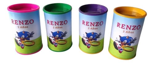 Alcancías Personalizadas Sorpresitas Souvenir - Sonic — imagen 1 de 10