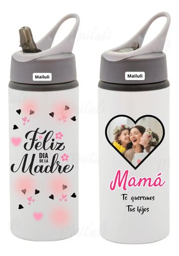 Botella Personalizada Térmica Caramañola Día De La Madre — imagen 1 de 10