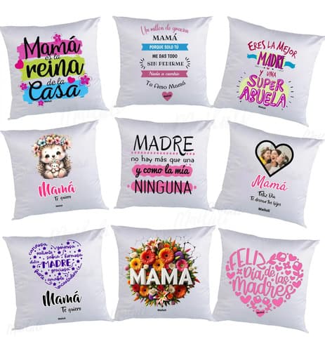 Almohadón Con Relleno Regalo Personalizado Día De La Madre — imagen 1 de 10
