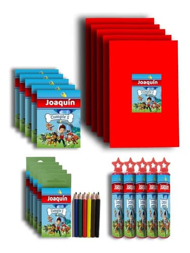 Pack Bolsita + Burbujero + Librito + Lápices - Paw Patrol — imagen 1 de 9