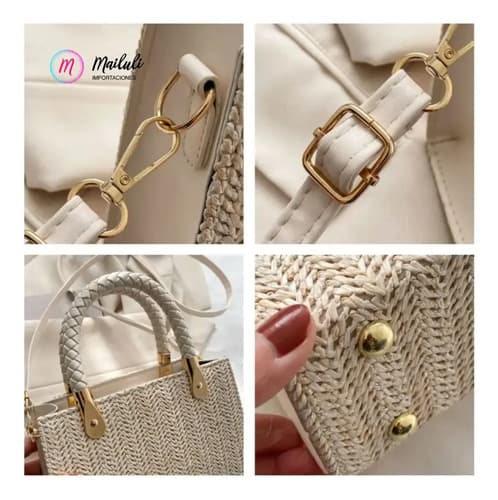 Cartera Para Dama, Tejido Ecológico, Varios Colores — imagen 1 de 7