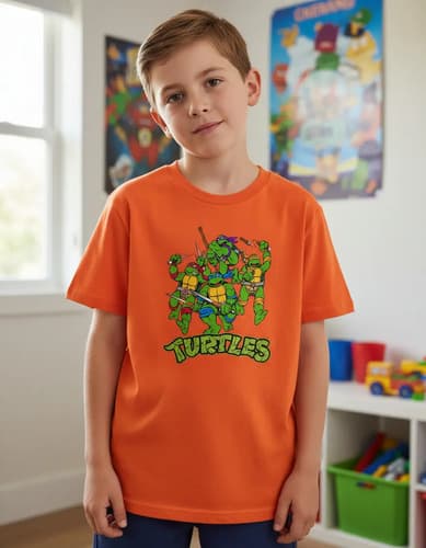 Remera Camiseta Personalizada Niños Tortugas Ninjas 05 — imagen 1 de 10