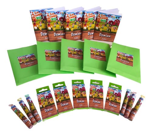 Pack Bolsita + Burbujero + Librito + Lápices — imagen 1 de 10