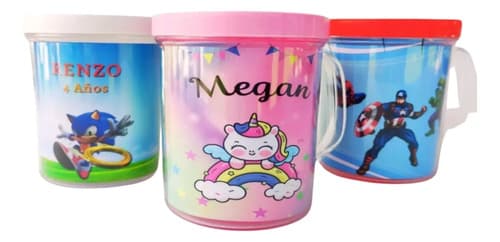 Taza Personalizada Acrílico Souvenir Cumpleaños — imagen 1 de 10